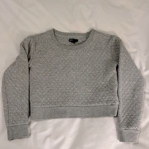 GapKids Girls sweatshirt, quilt design in grey, Size XL (12)